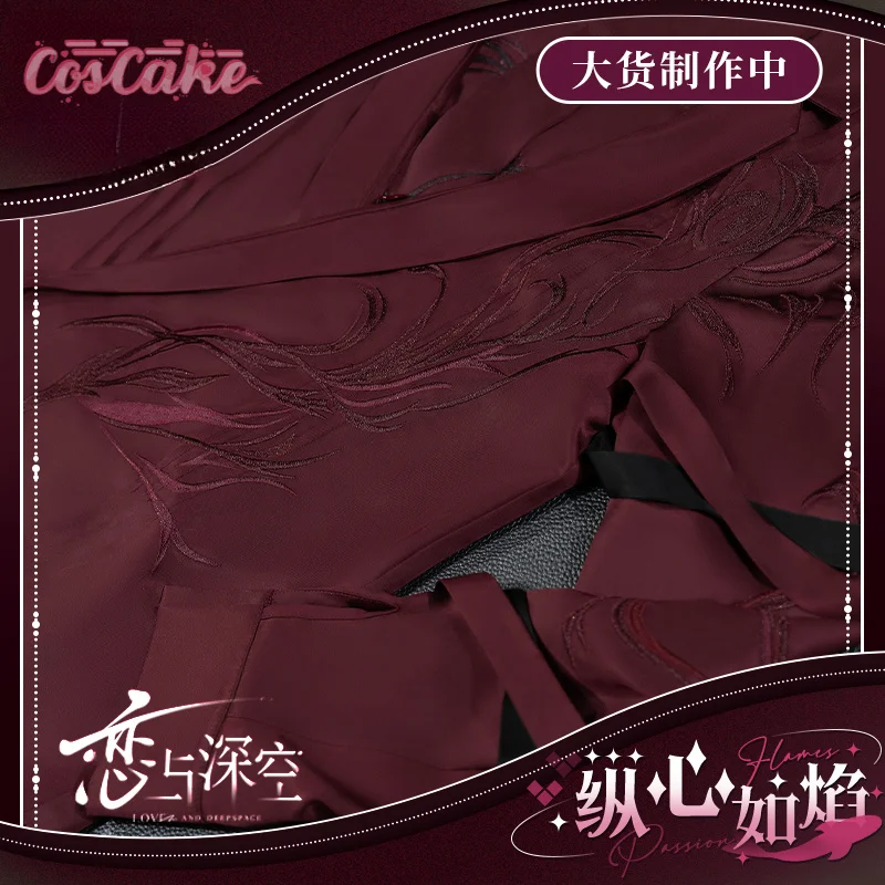 

Love and Deepspace Rafayel Firehearted Cosplay Costume‌Hearts-of-Fire Uniform Ring Halloween Party for Women Men