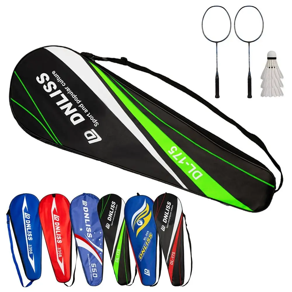 Thick Oxford Badminton Racket Bag Racket Bags Protective Pouch Badminton Racket Cover Tennis Storage Racket Protective Cover