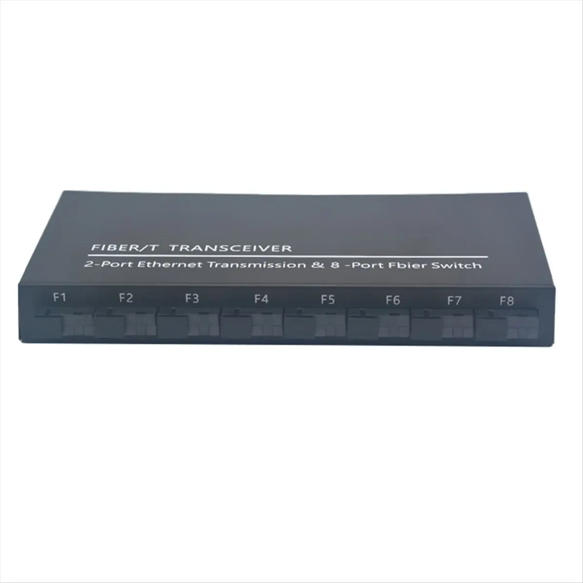 A14G Gigabit Ethernet Switch Fiber Optical Switch 8 SC Fiber Port 2 1000M RJ45 Industrial Grade SC Converter 8F2E US Plug