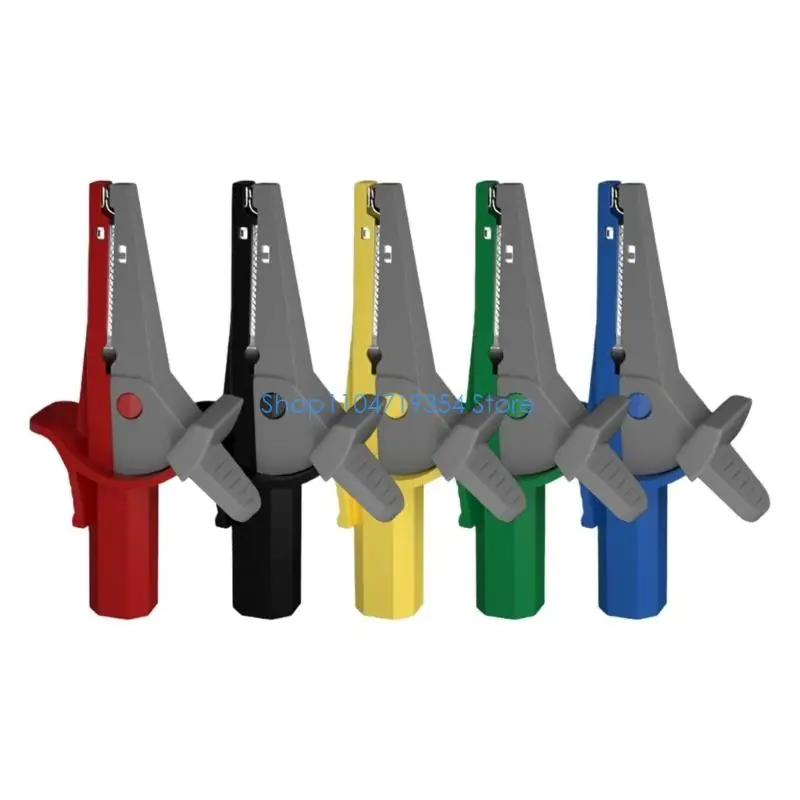 0XLD Multimeter Crocodiles Clamp High Current Insulation Probe Test Clip 4mm Banana Socket Circuit Testing Tool Easy to Use