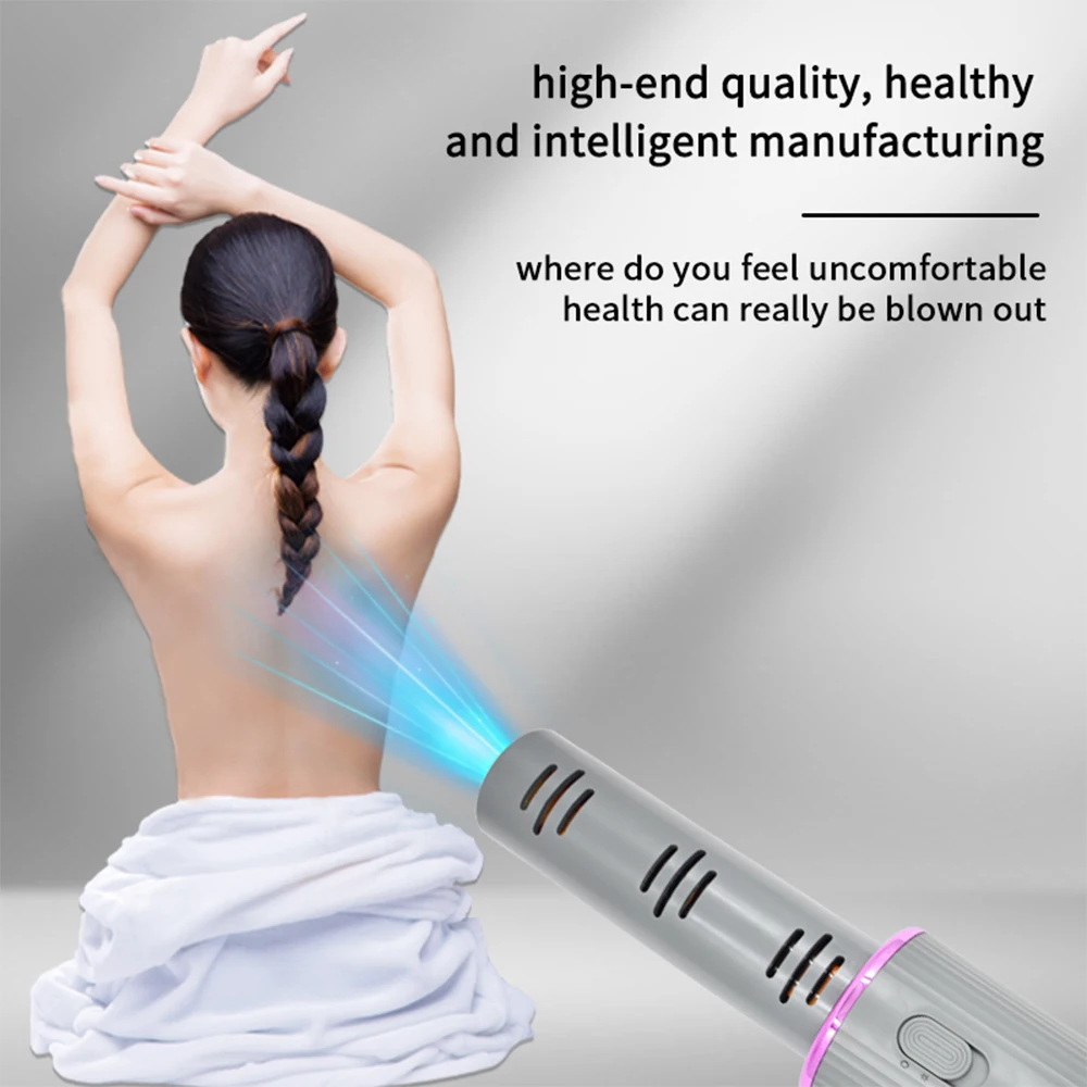 Dispositivo de terapia de ventilador thz terahertz, fisioterapia, luz azul, instrumento de fisioterapia para dispositivo de terapia física terahertz