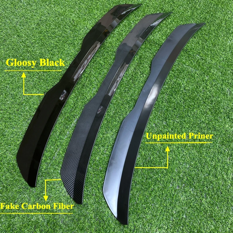 Roof Lip Spoiler For Renault Clio 4 High Quality ABS Plastic Glossy Black Rear Spoiler For RENAULT CLIO MK4 RS Car Wing