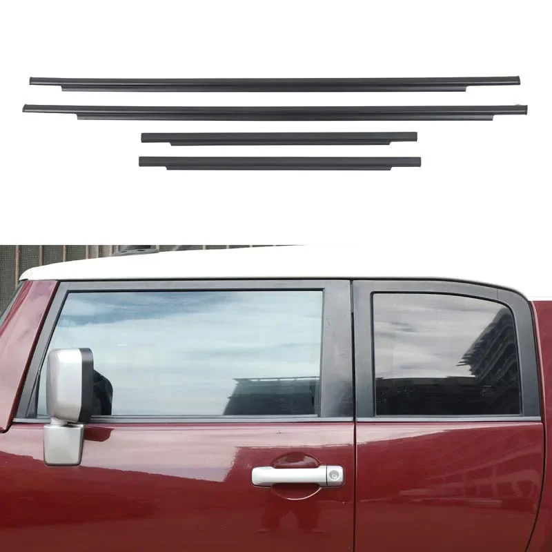 

Для Toyota FJ Cruiser 2007-2021: Защитная накладка из алюминиевого сплава на дверь автомобиля, панель от царапин, декоративная наклейка, аксессуары для защиты рамки