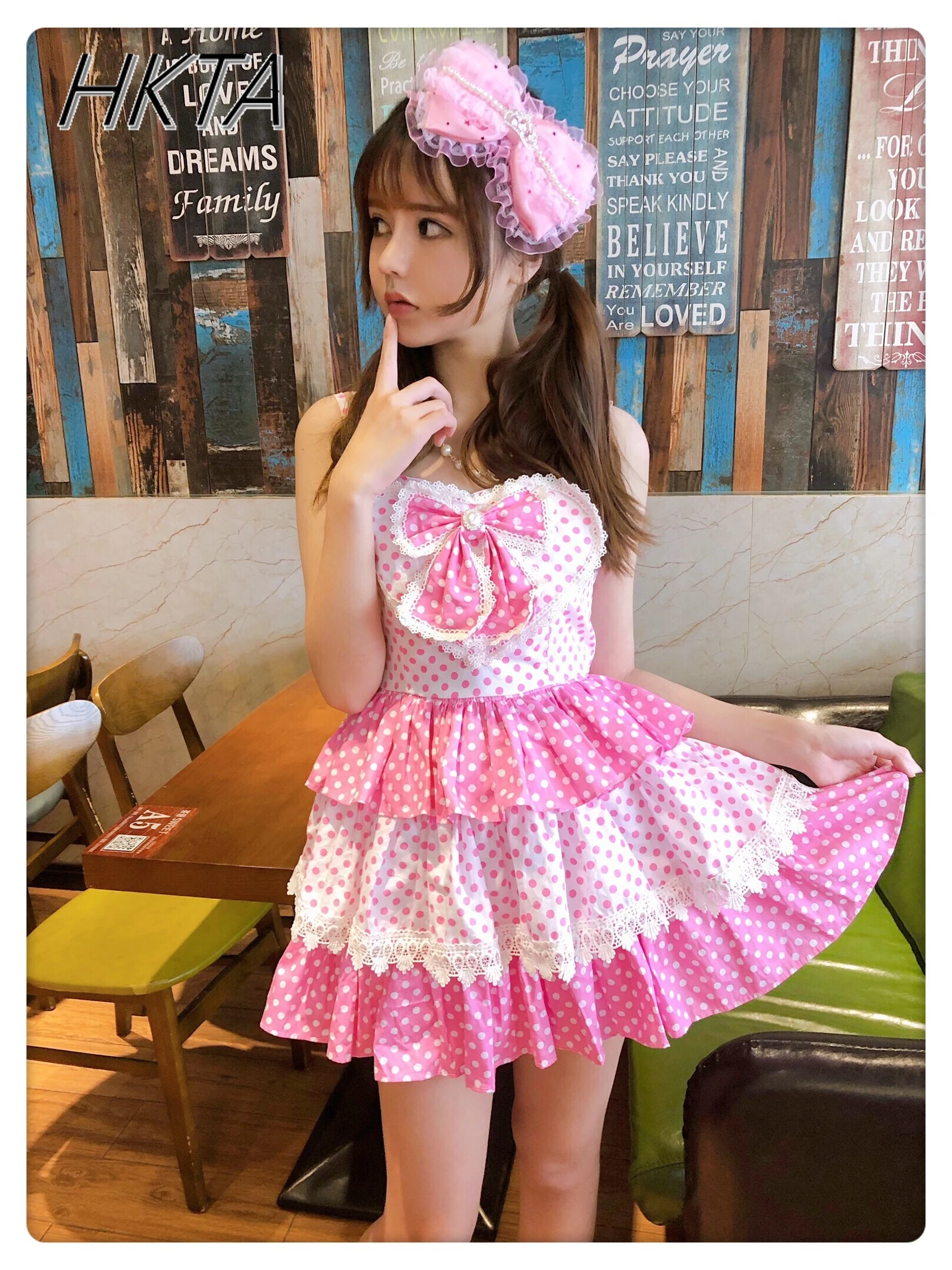 

Japanese Sweet and Cute Princess Suspender Dress Women Lolita A Line Ruffled Edge Bow Cake White Pink Short Puffy Dresses