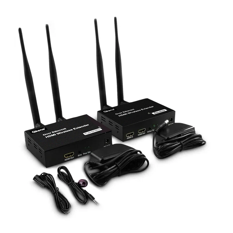 200m Wireless HDMI Video Transmitter Receiver Extender Display Adapter 1TX 1 2 3 4 RX for DVD PS4 Camera Laptop PC To TV Monitor