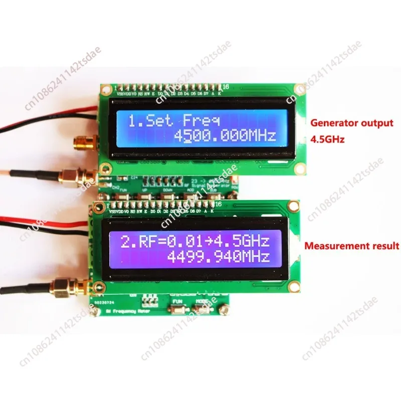 1Hz~ 2.7GHz Frequency meter RF HF frequency meter, can measure low f requency and high frequency signals
