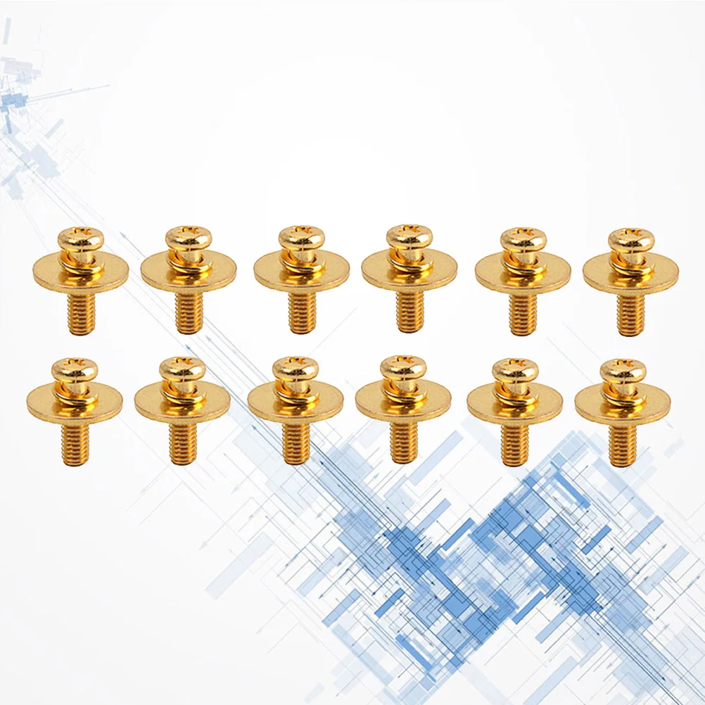

10 Pcs Ear Screws Drum Lug Pack Mounting with Washers Accessories Replacement Parts Fix