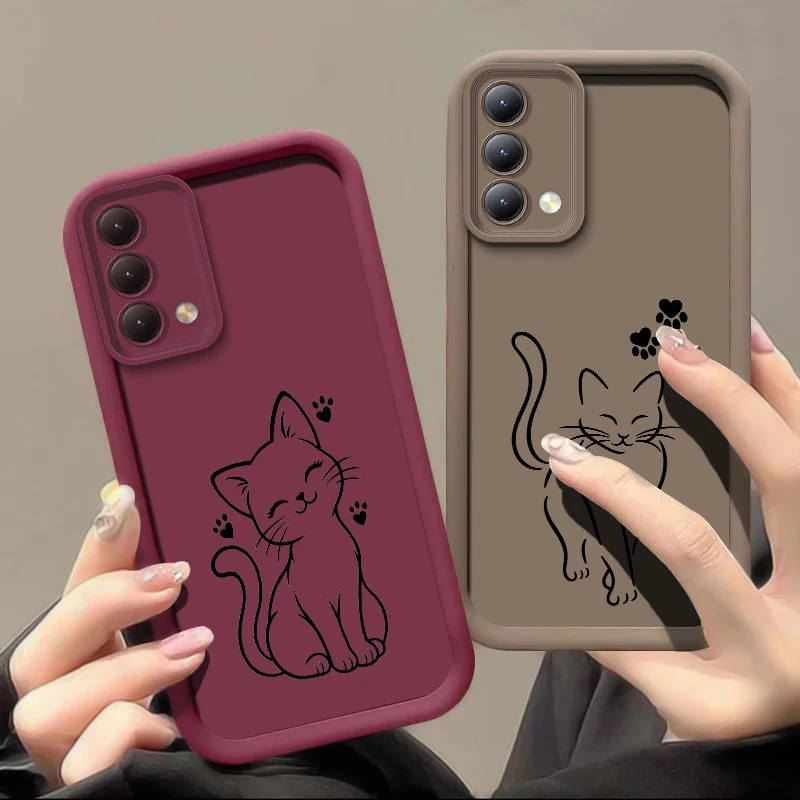귀여운 고양이 디자인의 검은색 OPPO A94, A95 - Oppo A78 리뷰 및 가격