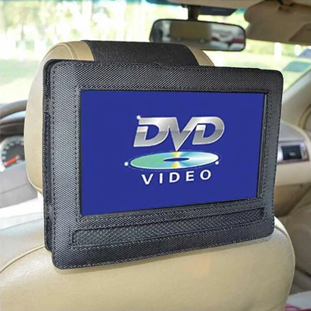 Car Headrest Mount For 7/9/10 Inch Flip Portable DVD Player Holder Easy Install Car Interior Accessories