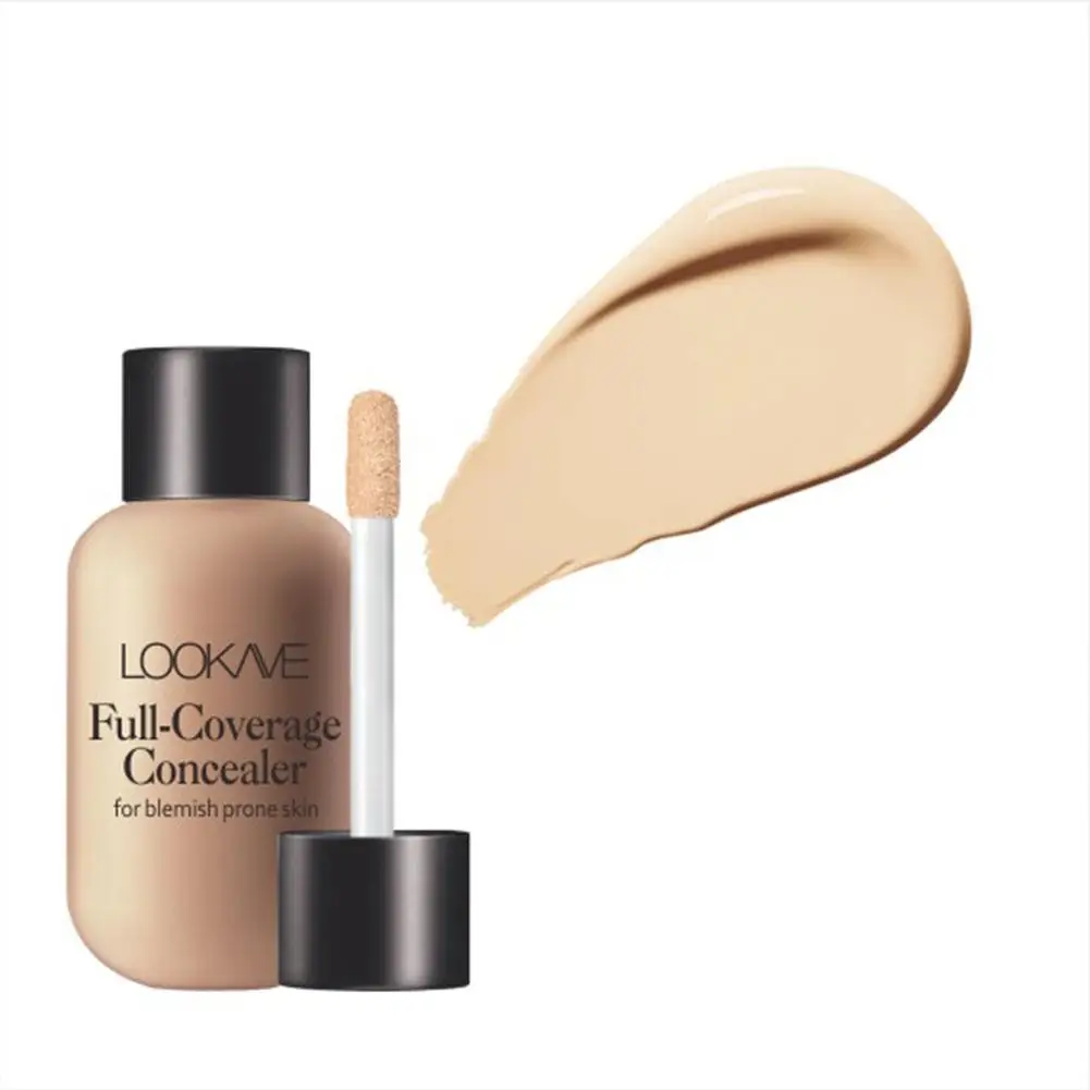 Crema correctora de ojeras para acné, cobertura completa, base líquida impermeable, aceite mate, Control de maquillaje, cosméticos, último H5k1