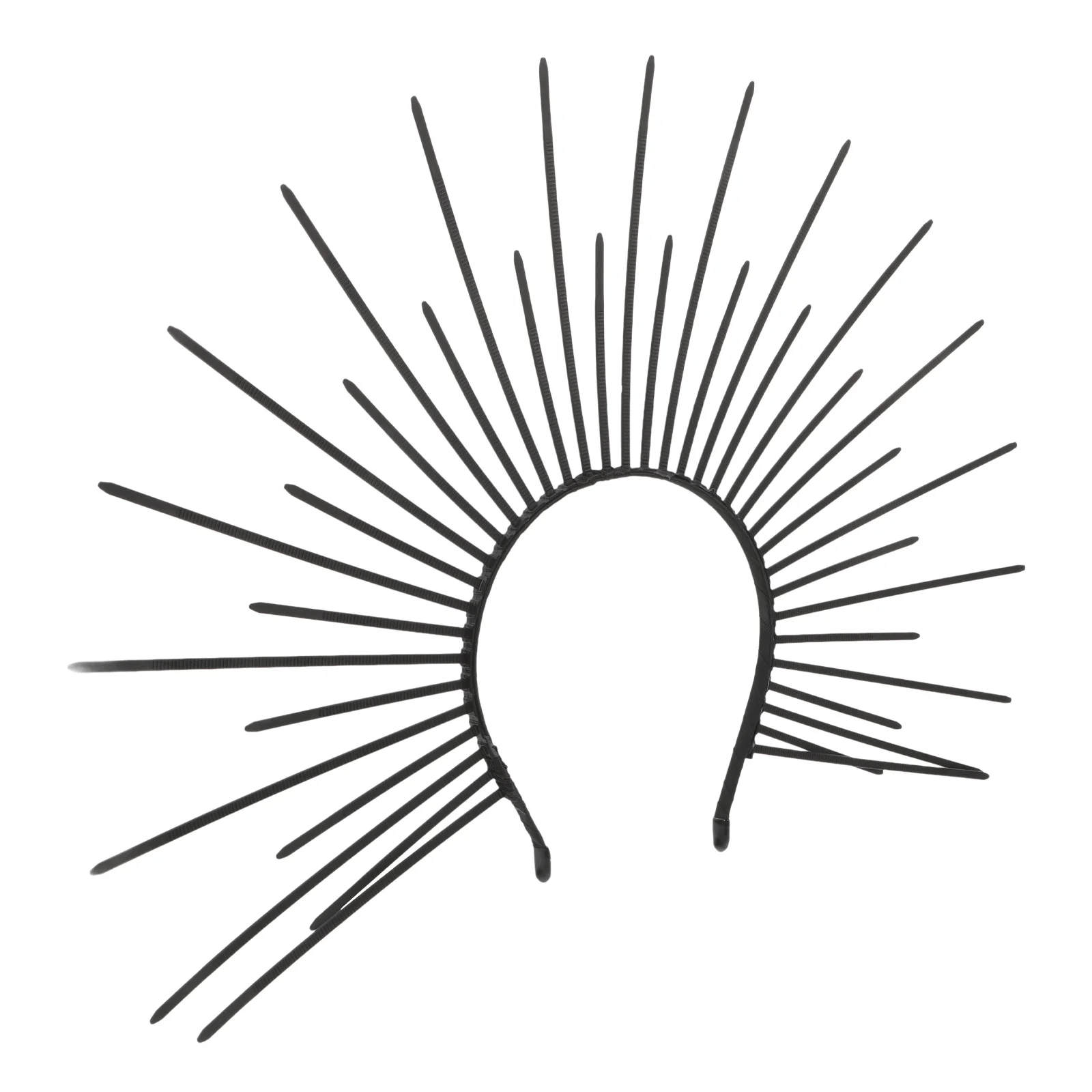 

Sun Headband Spiked Sunburst Crown Headpiece Halloween Cosplay Goddess Costume Party Hair Accessory Festival Headwear
