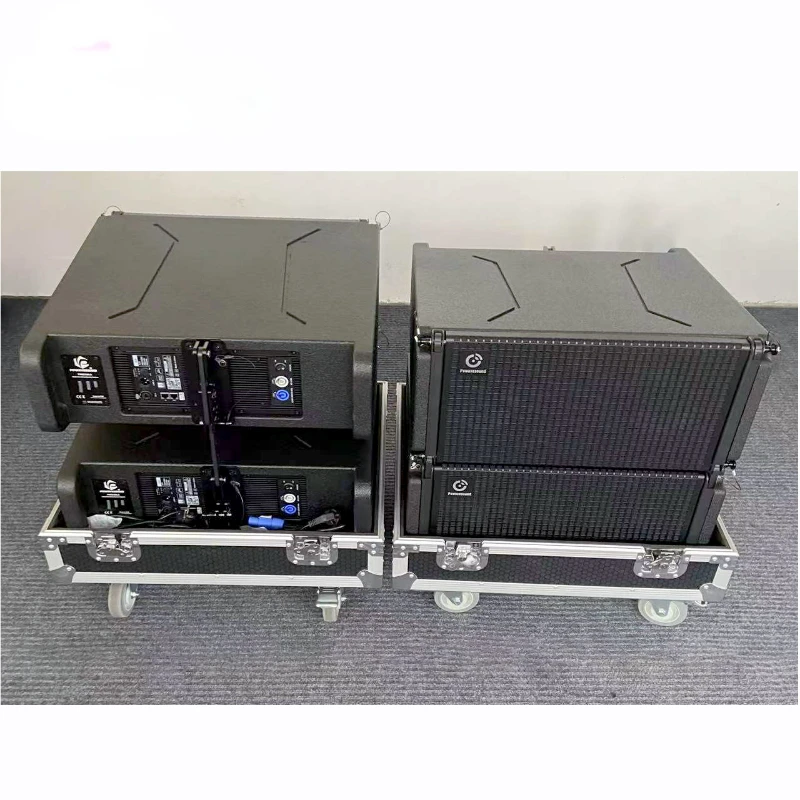 

2x8" active line array sound system and passive speaker available professional power amplifier module inside for outdoor concert