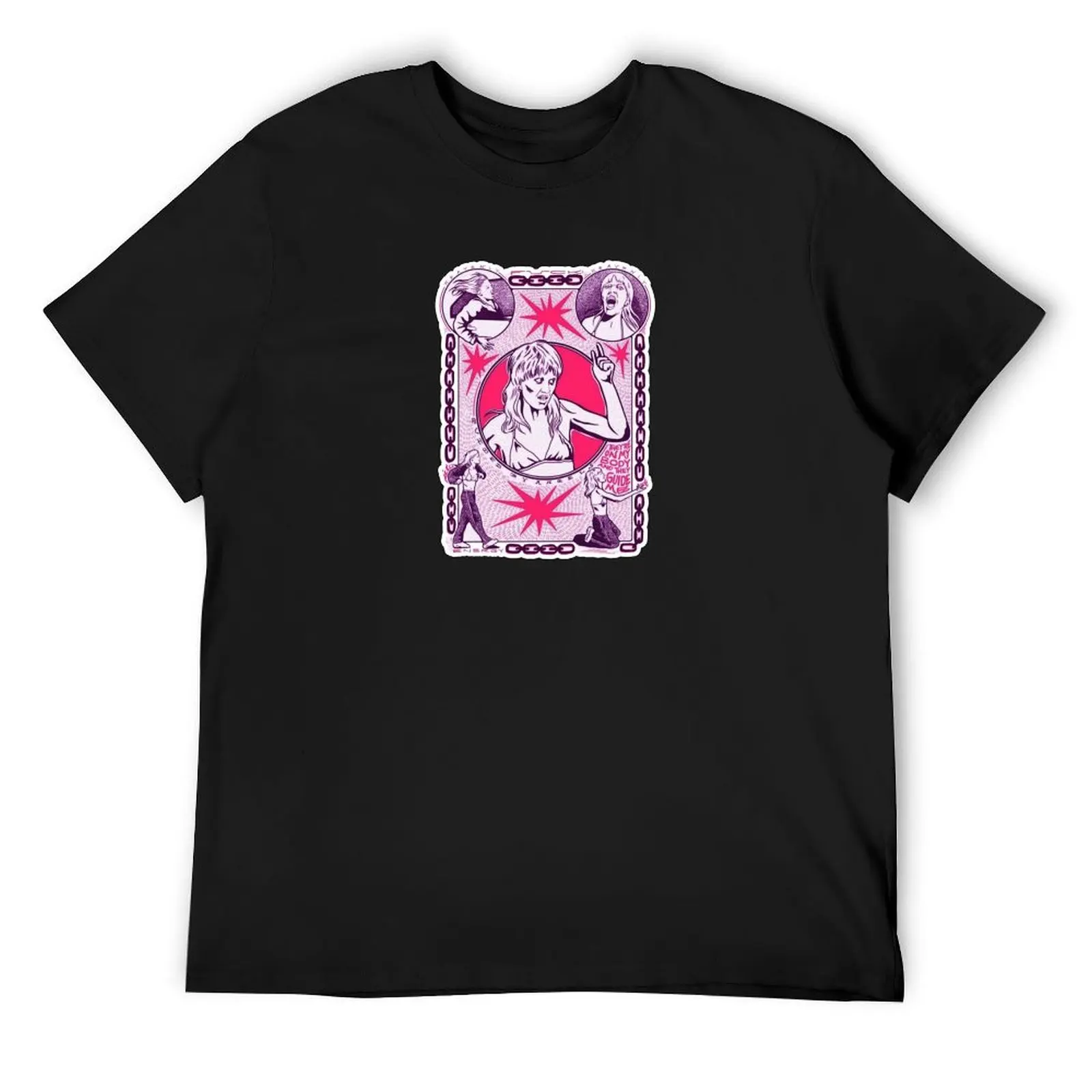 Amyl and the Sniffers Guided by the Angels T-Shirt tops anime essential t shirt Blouse clothes for men