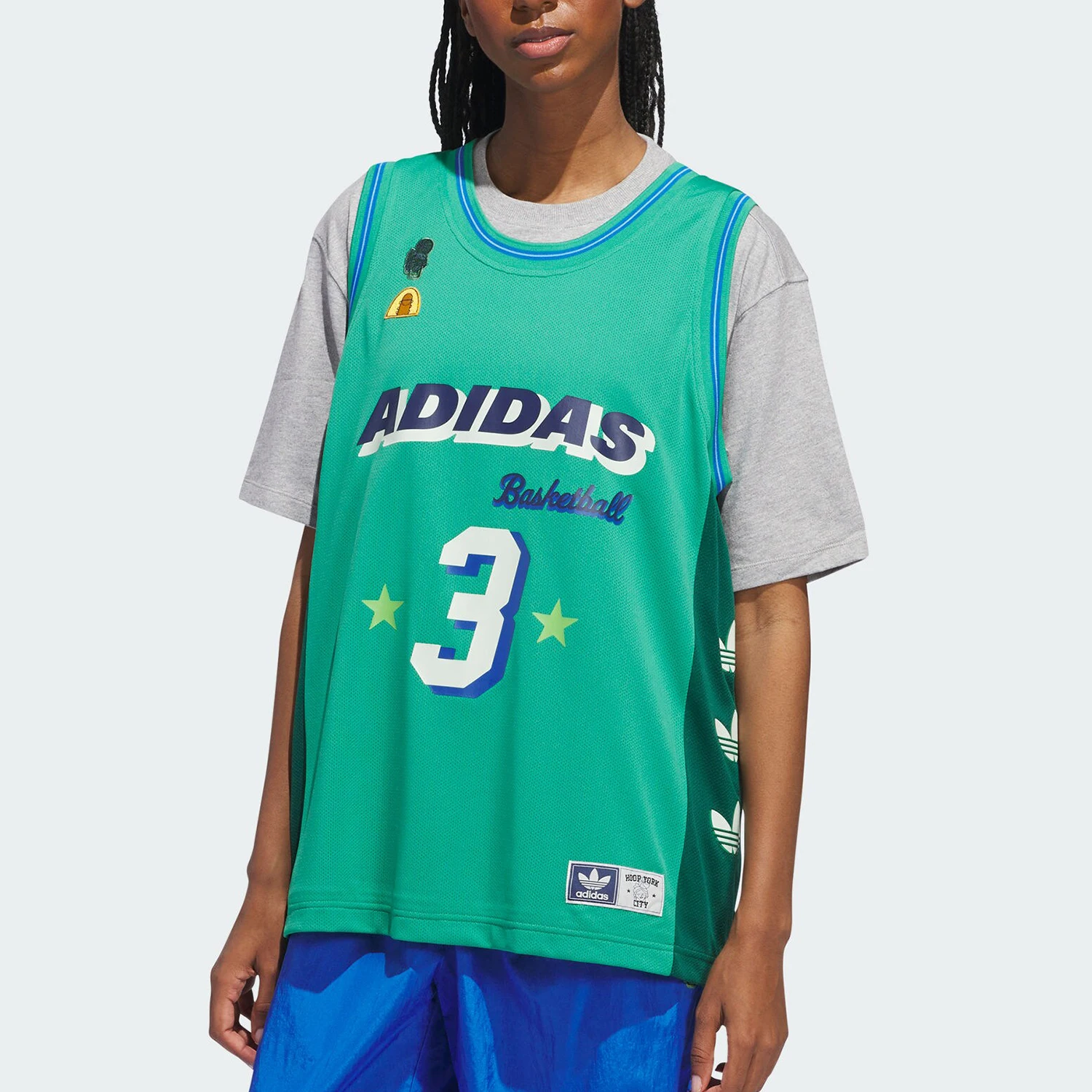 

Adidas Official Authentic Three Stripes Men's & Women's Loose-Fit Breathable Sleeveless Vest IT9954