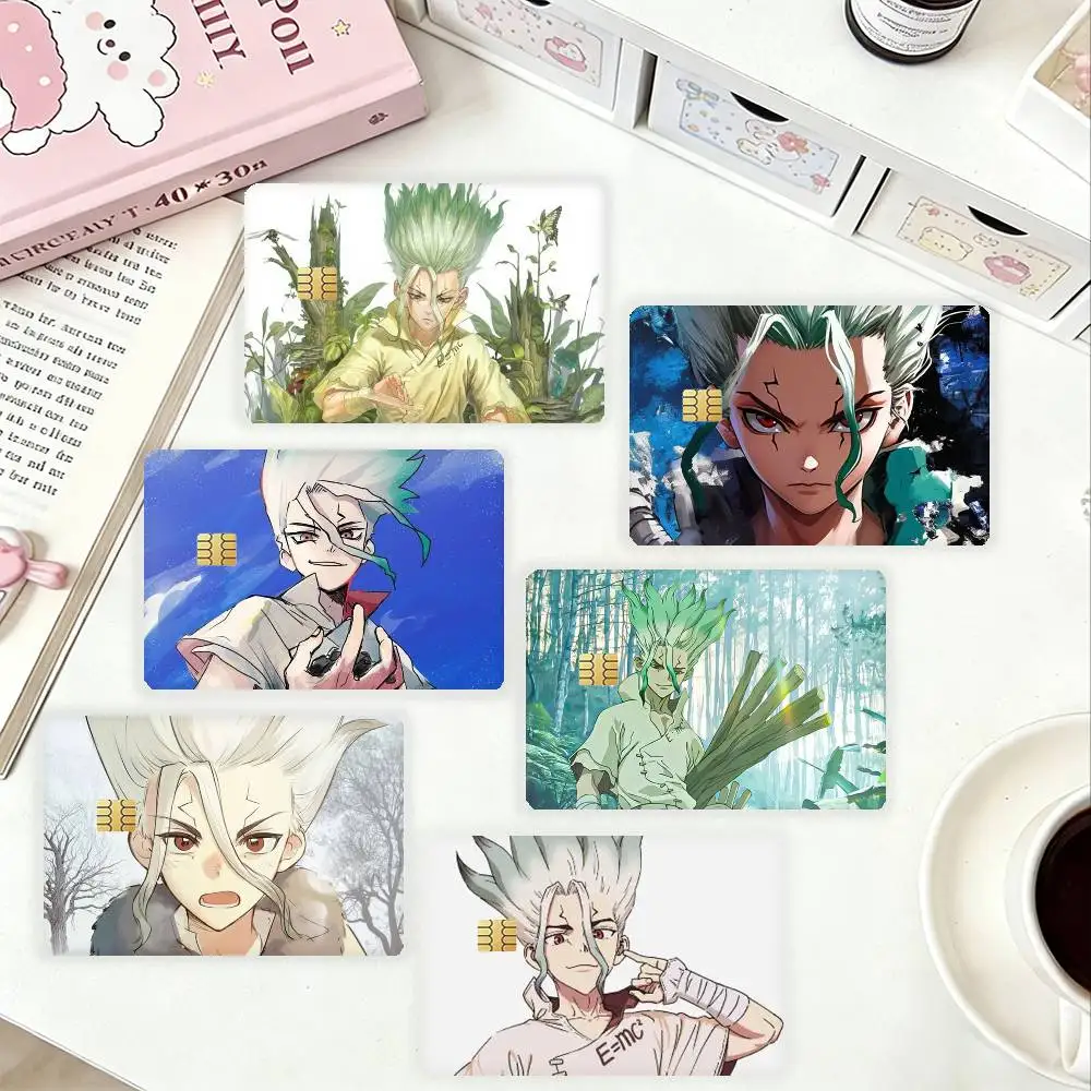 

D-Dr. Stone HD Waterproof Card Skins Protective Stickers for Credit Bank Game Cards