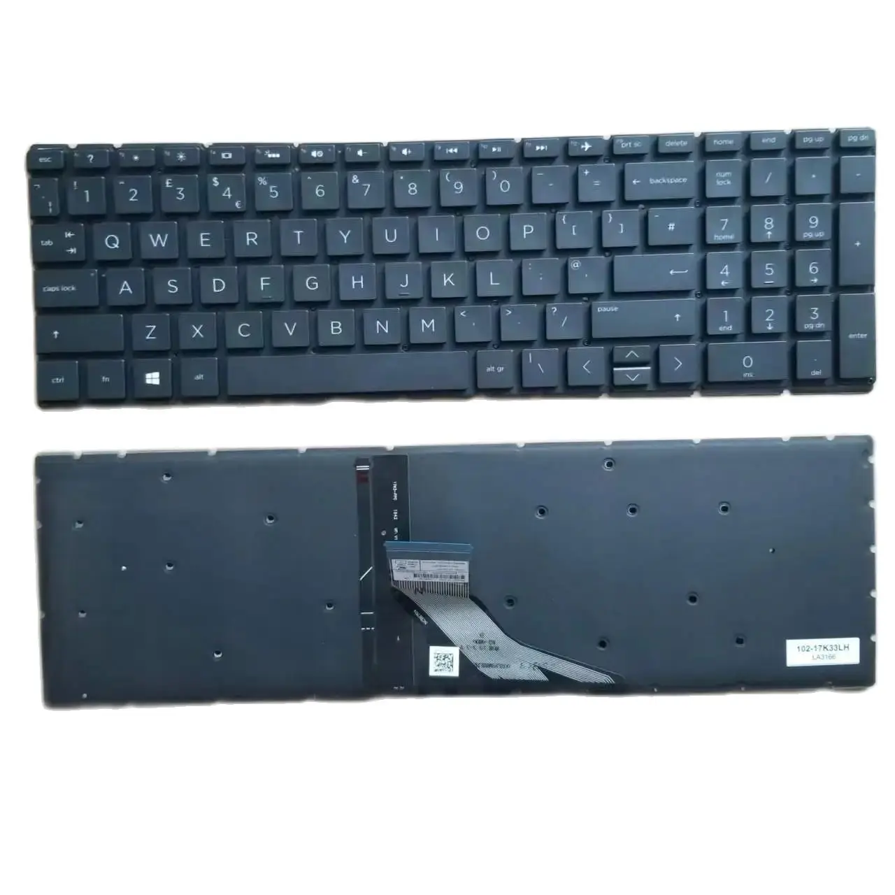 New For HP Pavilion 15-da 15-db 15-dx 15-da1005dx 15-da0002dx Laptop Keyboard Black With Backlit L81042-031