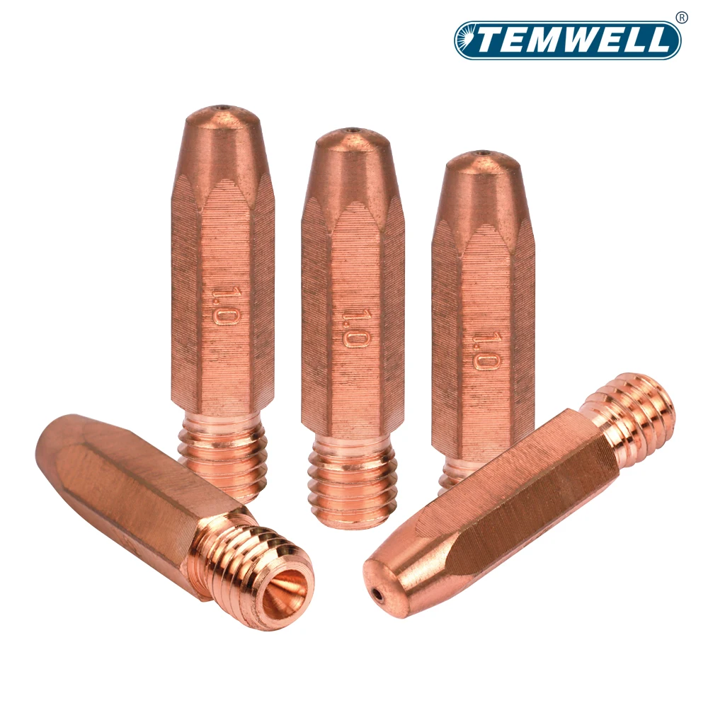 5pcs 10pcs Kemppi 42w type MIG Welding contact Nozzle tip M8*35mm For 42W Welding torch Tips welding gun