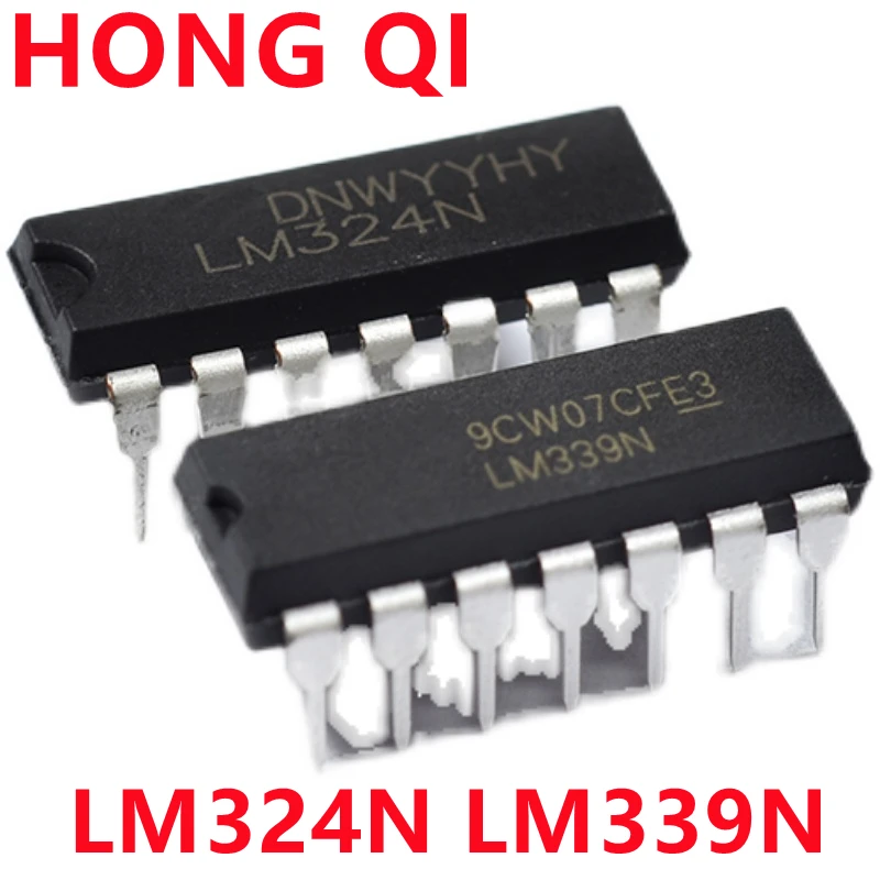 10PCS LM324N LM324 DIP DIP-14 LM339N LM339 LM224N LM319N LM348N LM359N LM380N LM2901N LM2902N LM2907N LM224