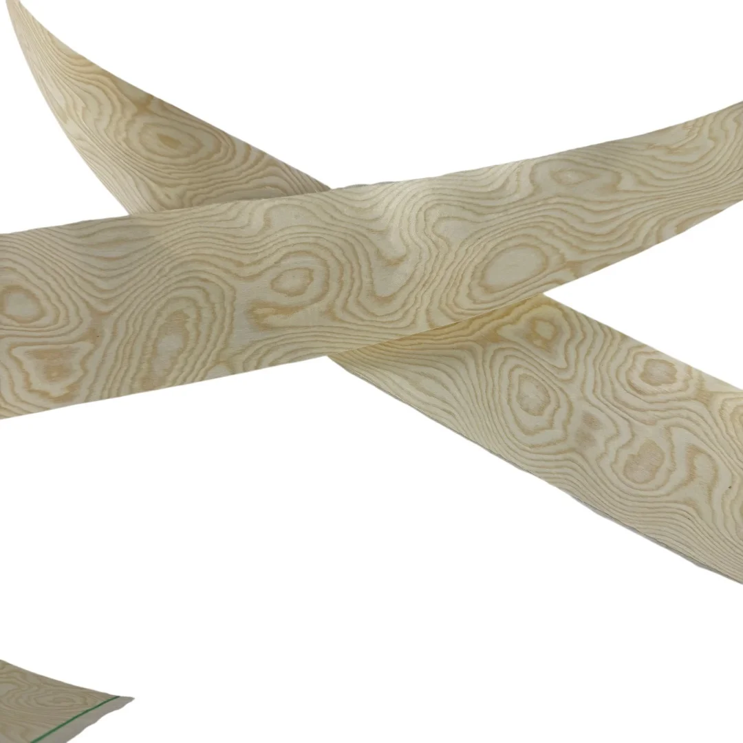 Reconstituted  Engineered wood veneer, 250x6cm, 0.25-0.3mm, For Finger Skateboards & Handmade Arrows.(Backing Non-woven Fabric)
