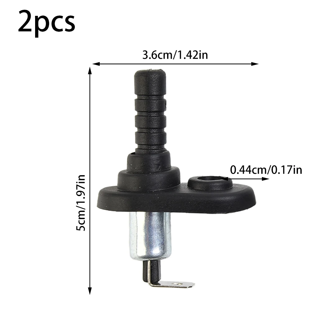 

Automotive 2 Pack 20A 12V Door Switch for Courtesey Light Hood Pin Trunk Alarm with Rubber Booted Water Resistant Construction
