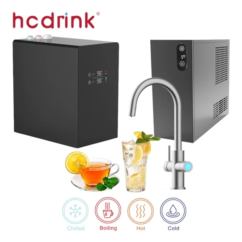 【Best Selling】Iwater Stainless Steel Intelligent Instant Fast Heater Tank Purifier Filter Faucet Tap Electric Hot Water Chiller
