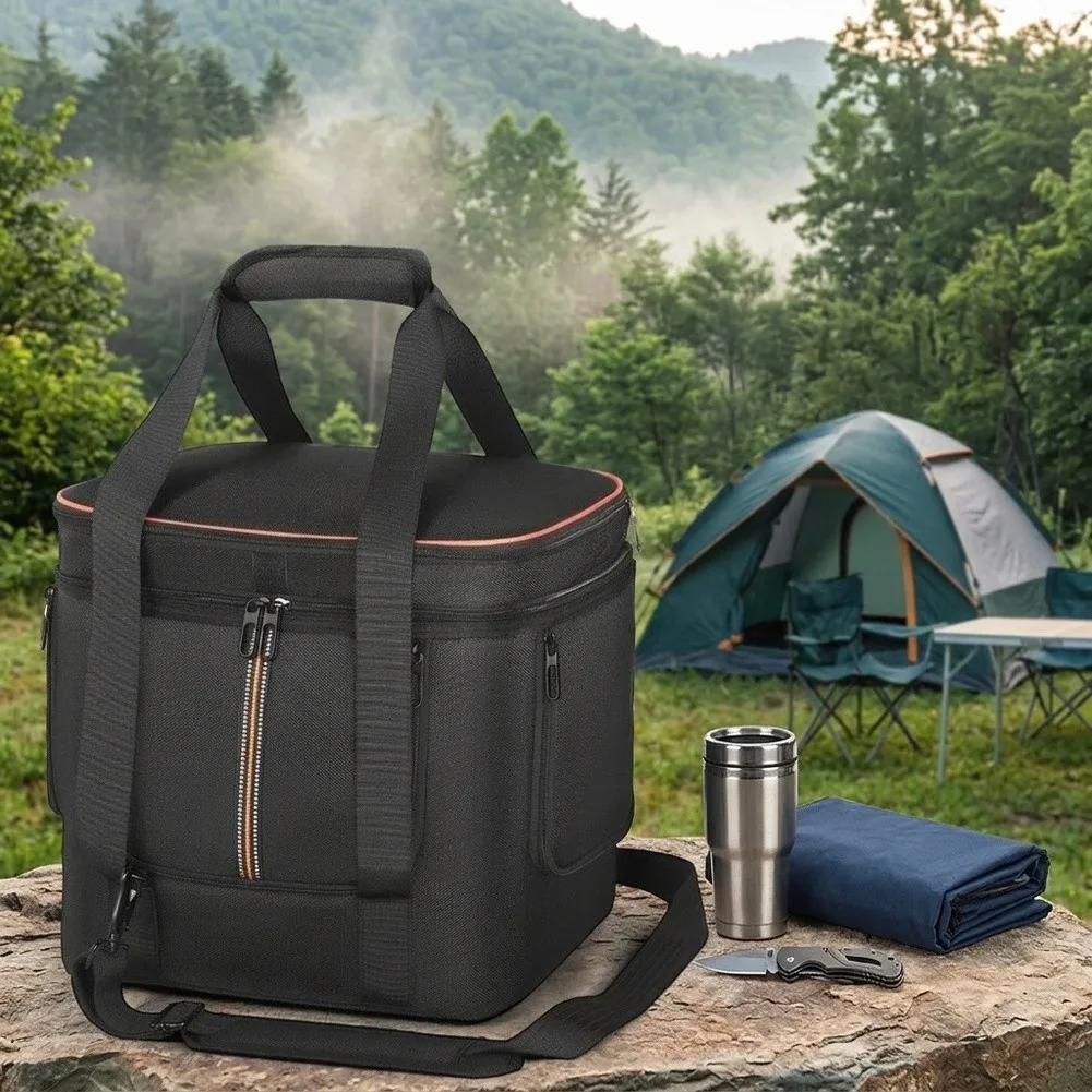 Padded Carrying Case For Jackery Explorer 700Plus Anti-drop Protective Handheld Bag With Shoulder Strap For Travel