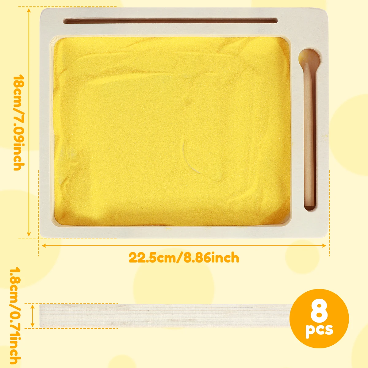 Sand Tray Drawing Board Montessori Sand Tray Wooden Sand Trays For Kids Early Education Letters Learning Tools Educational Toys