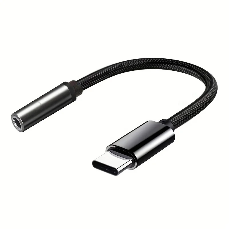 Type C naar 3,5 mm hoofdtelefoonadapter USB-C 3,5 jack audiokabel voor Huawei P30 Xiaomi Samsung Oneplus oortelefoon audio-adapter