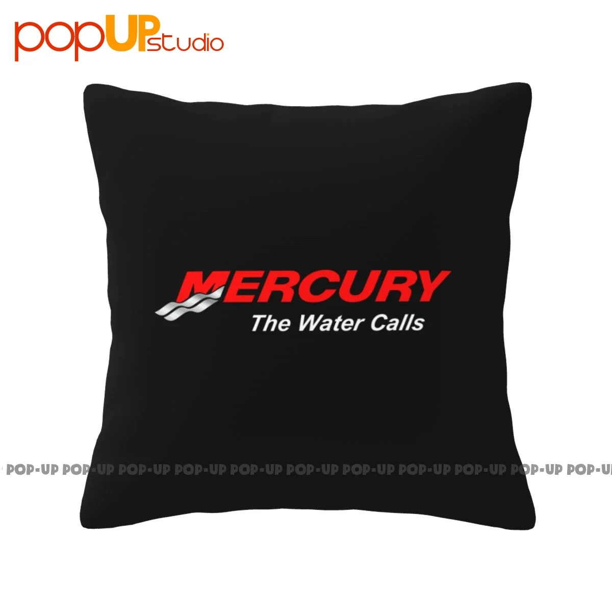 Funky Mercury Marine Boats Logo Outboards Mercruiser Pillowcase Throw Pillow Cover Vintage Home Decor Top Quality