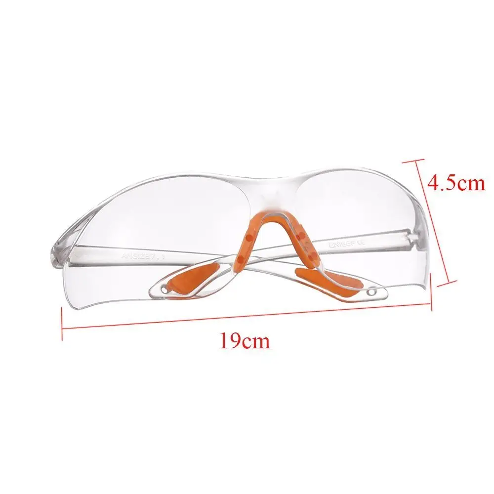 Lunettes de soudage anti-rayures pour hommes et femmes, lunettes de sécurité transparentes, anti-poussière, coupe-vent, protection des yeux