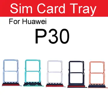 Adaptér pro čtečku SIM karet Huawei P30 Pro Lite, držák konektoru, náhradní díly 10 nejlepší prodej Slot pro SIM kartu pro Huawei P30 Lite - №7