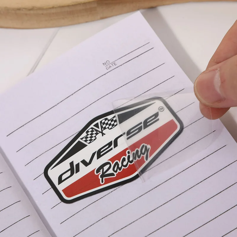 100PCS Custom DTF Transfer Stickers 3D UV Print Personalized DIY Company Logo Crystal Self-adhesive Label On Bottles Packing box