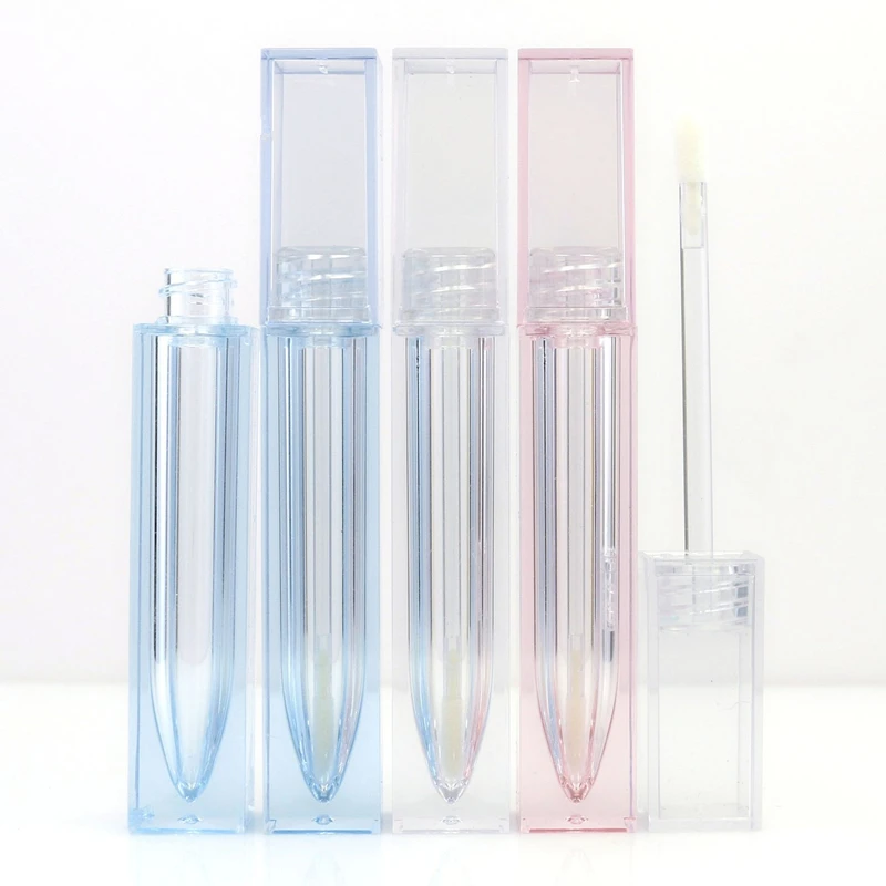 100pcs 7ml Empty Transparent Lip Gloss Tubes Plastic Lip Balm Tube Lipstick Mini Sample Cosmetic Container