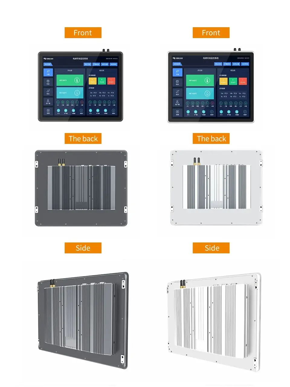 Eingebetteter 15-Zoll-Industrie-Panel-PC mit Touchpanel-Monitor, All-In-One-Touch-PC, vollständig geschlossenes Aluminium ohne Lüfter – Detail 7