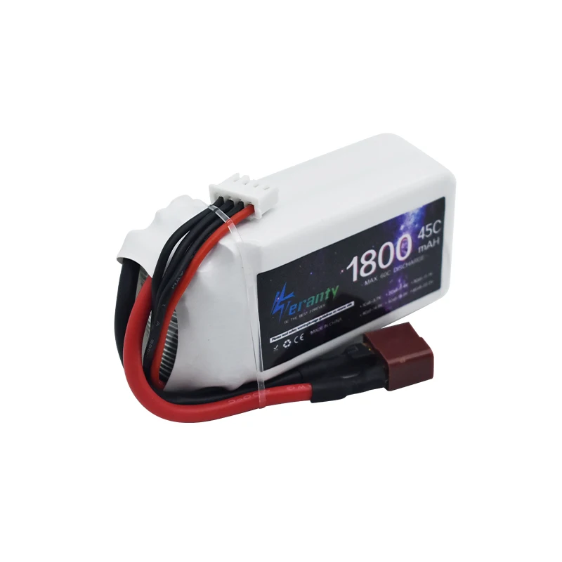 TERANTY 1800MAH 45C 11.1V  batterie Lipo pour RC voiture Drone quadrirotor bateau  3S  2 pièces batterie Rechargeable