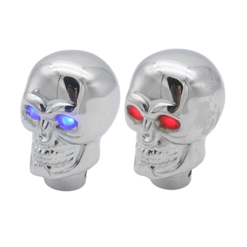 Car Interior Skull Gear Shifts Knob for Manual Transmission Eye Catching Skull Manual Shifts Knob Auto Gear Lever J60F