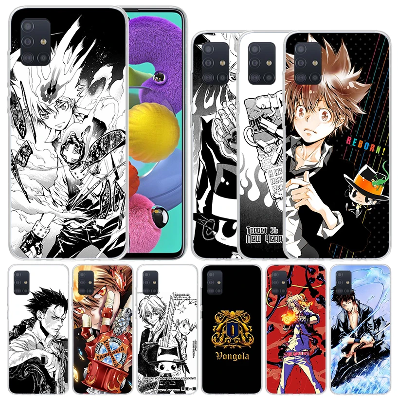 Katekyo Hitman Reborn for Samsung Galaxy A52 A42 A32 A22 A12 A72 A02S A51 A50 Phone Case A71 A70 A41 A31 A21S A20E A10 A40 A30 C