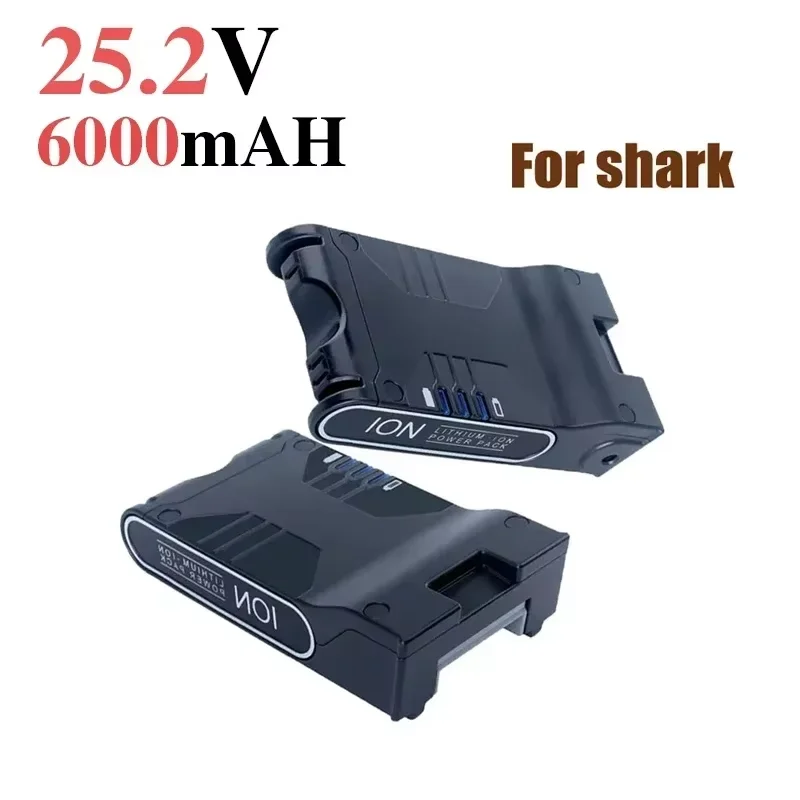 

25.2V 6000mAh For Shark XBAT200 IONEN Rakete IONFlex und IONFlex 2X Lithium-ionen Akku Cordless Staubsauger XBAT200 Batterien