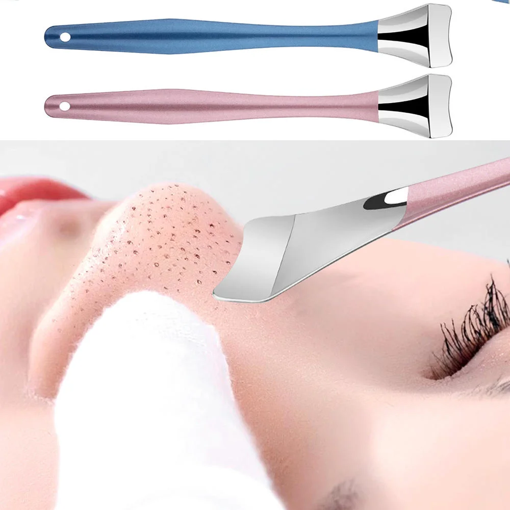 Cepillo para eliminar espinillas, raspador Facial, depurador de piel, espátula Facial, limpieza profunda de poros, eliminador de espinillas, herramienta de belleza para el cuidado de la piel