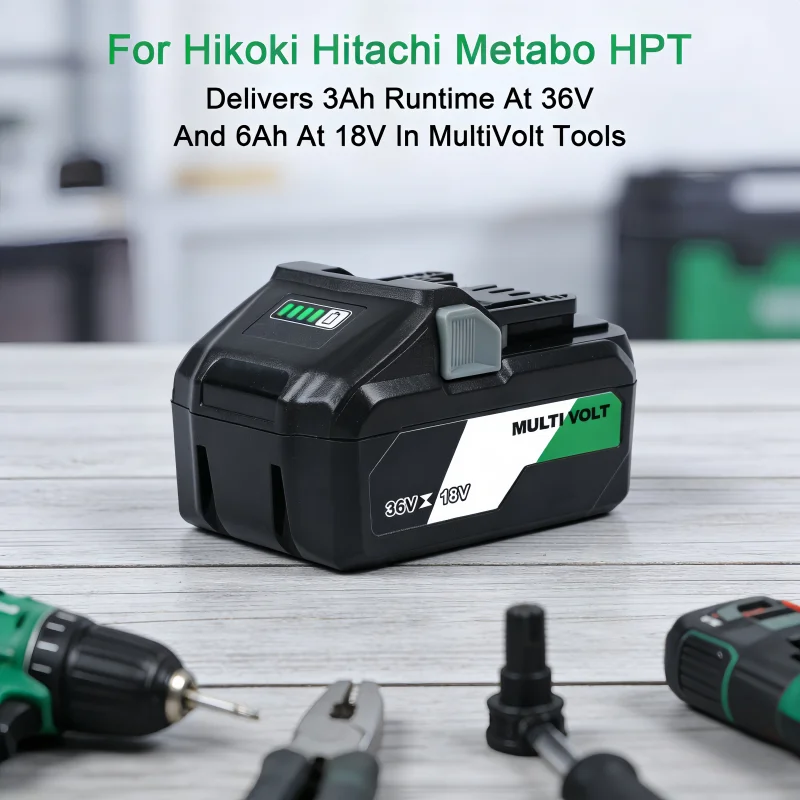 

Мощный аккумулятор MultiVolt для инструментов HiKOKI BSL36A18 BSL36B18, Hitachi, Metabo HPT 18V 36V BSL1850 BSL1860