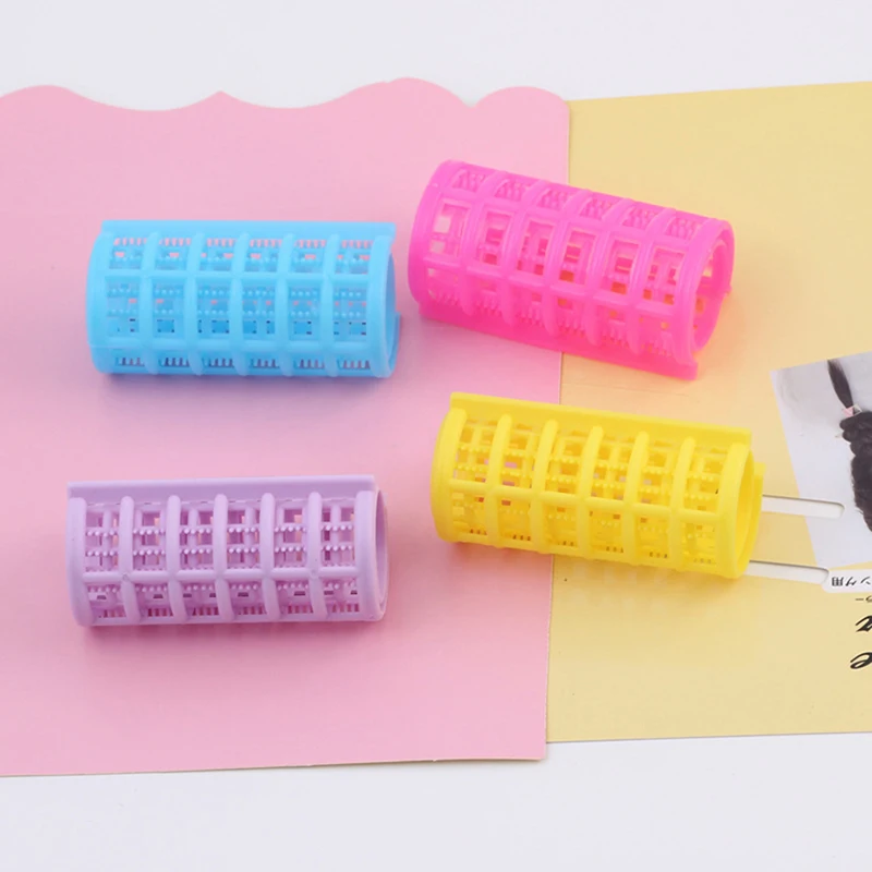 8Pcs/Set Heatless Hair Curler No Heat Hair Rollers Root Perm Rods Bangs Curling Rod Plastic Lazy Curls Hair Styling Tools