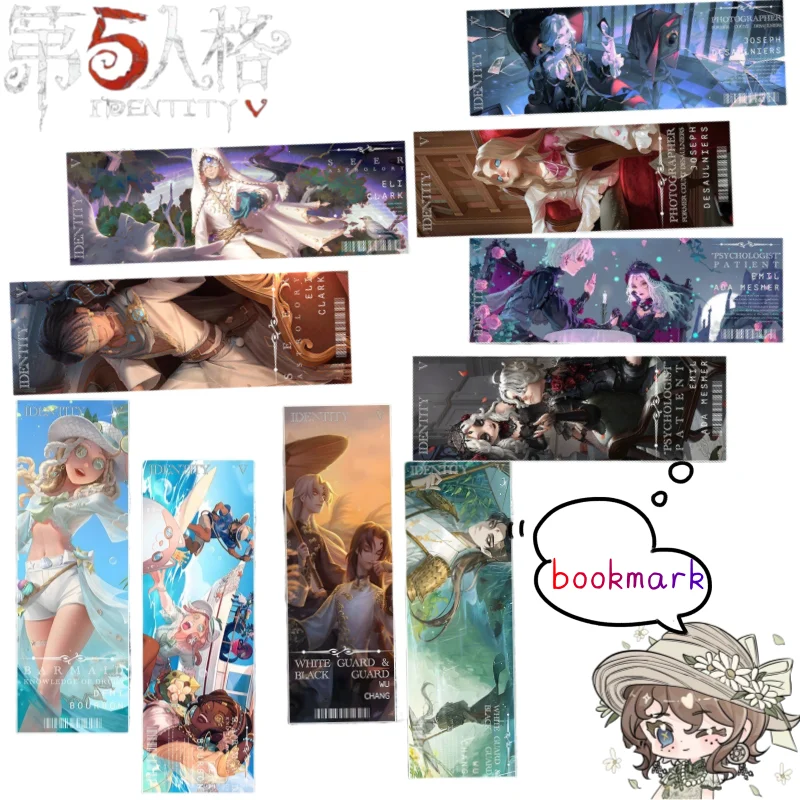 

Identity V Photographer Geisha Seer Gardener laser card creative high value cartoon diy printing student bookmark wholesale