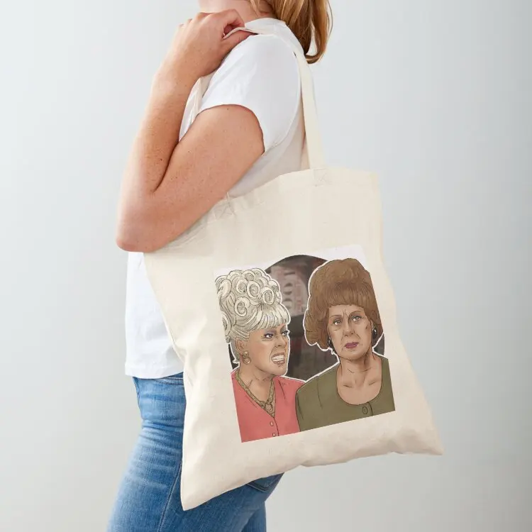 

Celebrating the gay icons - Bet and Rita fight from Coronation Street Tote Bag Woman shopper bag great bag