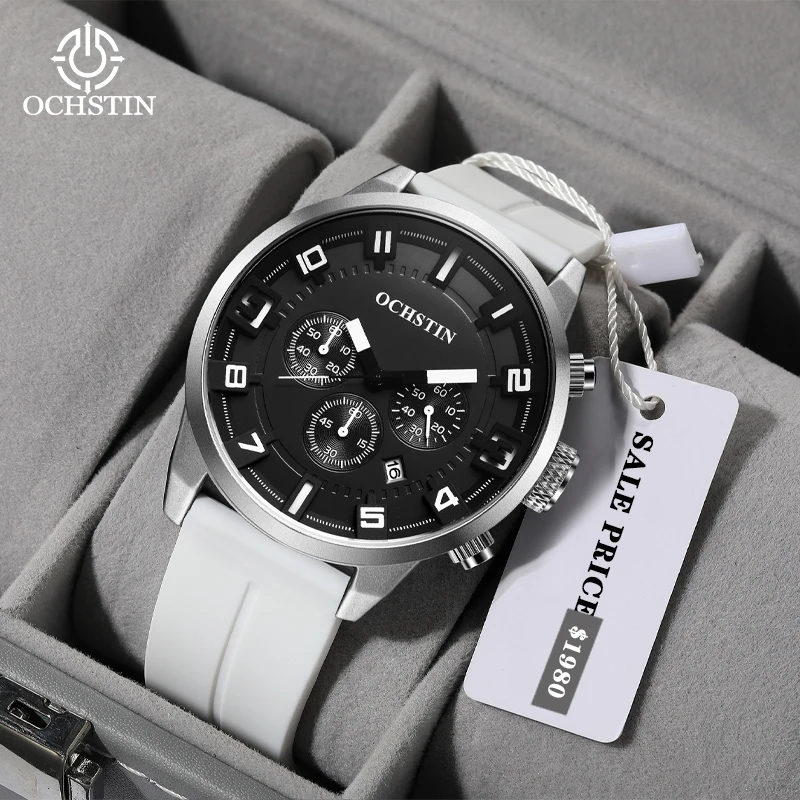 OCHSTIN Legend Series Multifunction Quartz Core Hot 2024 Fashionable Trend Men's Quartz Watch Men's Chronograph Watch