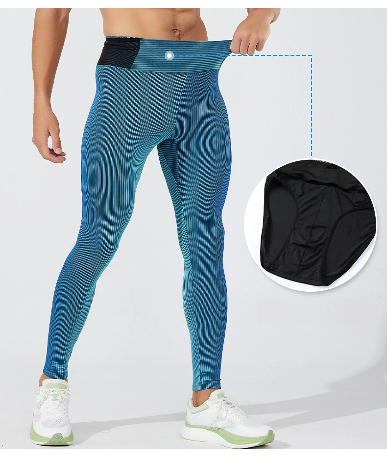 Bodybuilding Running Tights Men Basketball Sports Skins Leggings Fitness Gym Compression Pants Training Jogging Football