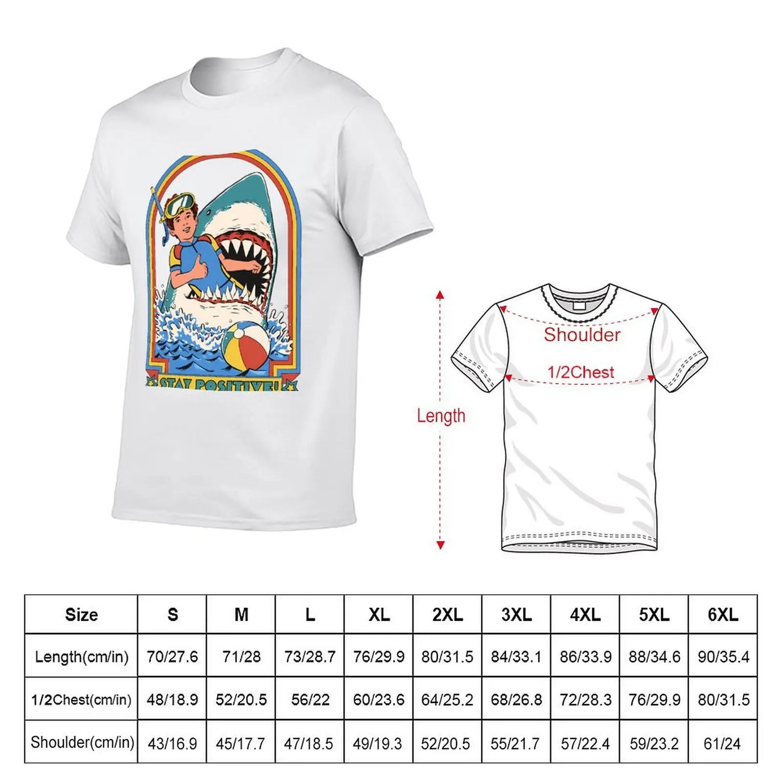 Stay Positive T-Shirt t shirt man cotton t shirts for man pack white T-Shirt