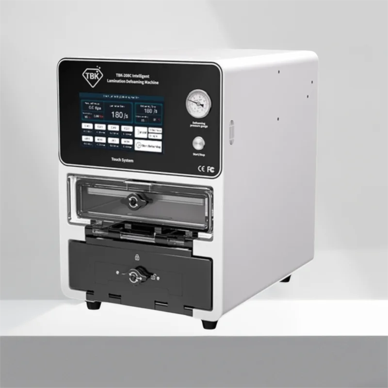 Bild 3: LY TBK 208C 15-Zoll-Touchscreen-Bedienfeld, Laminier- und Entschäumungsmaschine für Samsung IPhone, alles in einem gebogenen Bildschirm