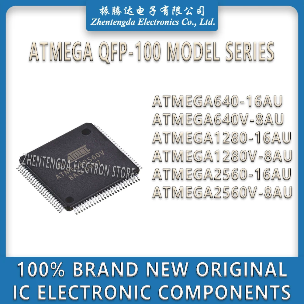 ATMEGA640-16AU ATMEGA640V-8AU ATMEGA1280-16AU ATMEGA1280V-8AU ATMEGA2560-16AU ATMEGA2560V-8AU ATMEGA640 ATMEGA2560 ATMEGA1280