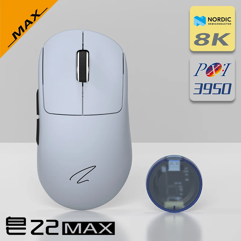 ZAOPIN Z2 MAX Wireless Mouse Bluetooth Tri Mode Equipped with Hot