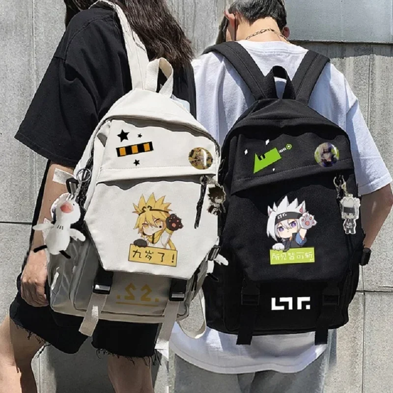 Cosbao Anime Game AOTU World King Merch Grey Kalie Lemon Backpack School Bag Laptop Bag Shoulders Bag Unisex Fashion School Back